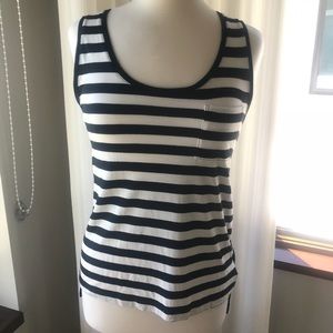 Black and white stripe GAP TANK size XS